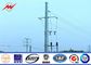 El poder para uso general galvanizado postes del metal afiló el alto voltaje del 15m/del 17m 10 kilovoltios - 220 kilovoltios proveedor