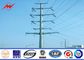 69KV los 40FT hasta el 100FT postes de acero galvanizados utilidad para la línea proyecto de la distribución de poder proveedor