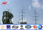 11kv a 69kv galvanizó el poder postes para uso general para la línea de transmisión eléctrica de arriba proyecto con betún proveedor