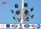 16 caras el 15M a los 46m alto torno de poste del palo de 16 luces de HPS con Aotumatic que alza el sistema proveedor