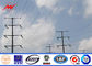 Distribución galvanizada Electric Power poste para la línea eléctrica proyecto proveedor