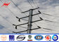 69kv redondo/cónico 50 pies de distribución de poder postes, transmisión de acero postes proveedor