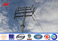 Línea de transmisión de acero galvanizada eléctrica de ASTM A36gr50 poste acero galvanizado postes del hex. proveedor