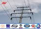 16 M poste de acero galvanizado eléctrico para la línea eléctrica de la transmisión 69kv proveedor