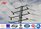 Poder de acero postes, línea de la distribución/línea de transmisión postes de la electricidad proveedor