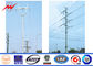 Corriente eléctrica galvanizada metal poste para la transmisión y la distribución proveedor