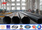 Impermeabilice a poste de acero galvanizado para la línea proyecto de la distribución eléctrica 110v proveedor