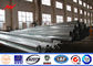 Impermeabilice a poste de acero galvanizado para la línea proyecto de la distribución eléctrica 110v proveedor