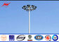 Palo poligonal poste de la luz de aparcamiento alto con el sistema de aumento y de elevación de elevación del sistema proveedor