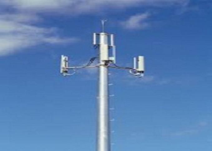 torre galvanizada altura de los 35m postes mono poste Dan 1800 poste cónico ASTM A 123 1