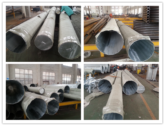 12m 1000Dan 1250Dan Steel Utility Pole For Asian Electrical Projects 1