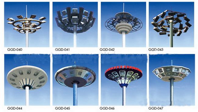alta iluminación poste ISO 9001 del palo de la carretera/del aeropuerto de poste ligero del palo del 15M LED alta 0