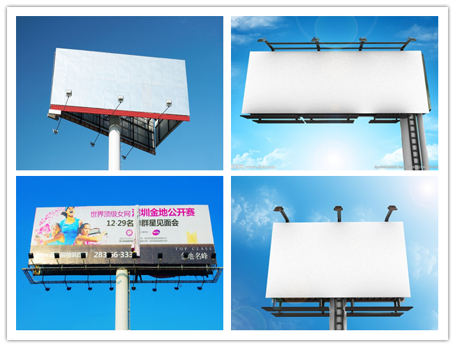 Cartelera exterior a todo color de la alta de la cartelera estructura al aire libre de acero brillante LED de la publicidad 1