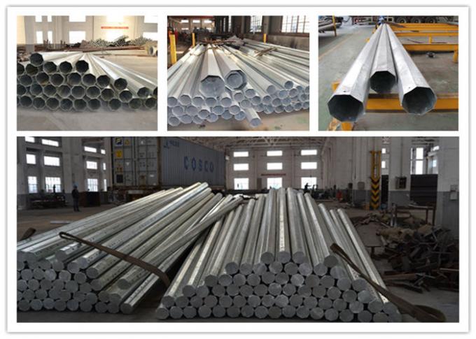 Poder poste de acero galvanizado eléctrico modificado para requisitos particulares con el grueso de 1m m a de 30m m 1