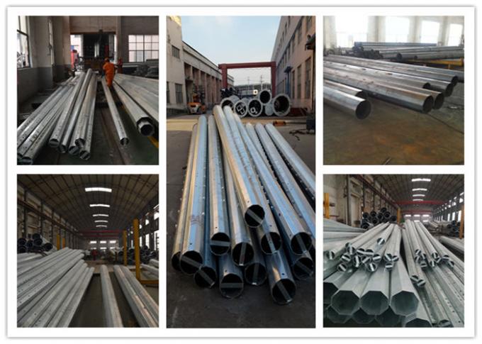 Poder poste de acero galvanizado eléctrico modificado para requisitos particulares con el grueso de 1m m a de 30m m 2