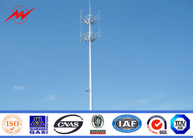 Porcelana Mono torre galvanizada 100 pies modificada para requisitos particulares de poste para la distribución de la comunicación proveedor
