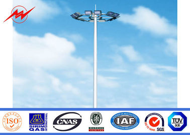 Porcelana Aeropuerto los 25M al aire libre alto palo poste de 6 lámparas con el sistema de elevación proveedor