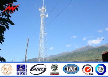 Porcelana Mono torre de poste de la antena celular de acero de las telecomunicaciones para la comunicación, ISO 9001 proveedor