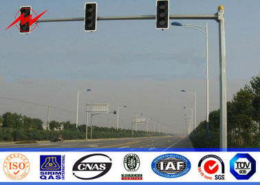 Porcelana semáforo de la autopista de 3M poste, metal doble postes ligeros del paso superior del soporte de 1500m m proveedor