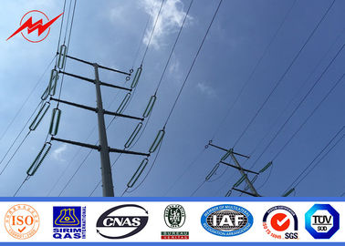 Porcelana Línea eléctrica de acero redonda poste de postes 220KV el 12M de la transmisión de la distribución de poder proveedor