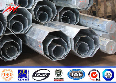 Porcelana transmisión de acero de acero galvanizada postes del grueso de pared de poste 5m m de la inmersión caliente Gr65 del 11.8M proveedor