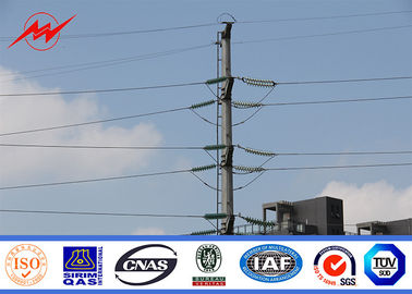 Porcelana el 11m postes para uso general eléctricos octagonales cónicos para la línea de transmisión potente de 69 kilovoltios proveedor