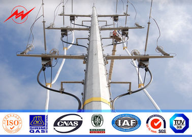 Porcelana factor de seguridad 1,8 del 11M postes para uso general de acero para la línea de transmisión de poder proyecto proveedor