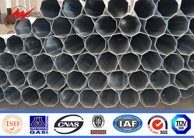 Porcelana Polos tubulares de acero galvanizado de alto voltaje de 35KV con bitumen proveedor