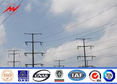 Porcelana Transmisión de poder galvanizada eléctrica del  postes para la línea eléctrica 69kv proveedor