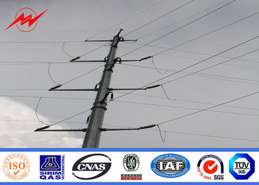 Porcelana línea suministro de electricidad de acero poste de la distribución 69kv de la baja tensión de poste de poder proveedor