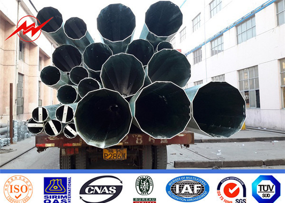 Porcelana Polvo de acero galvanizado de 35FT para distribución de electricidad con galvanizado en caliente proveedor