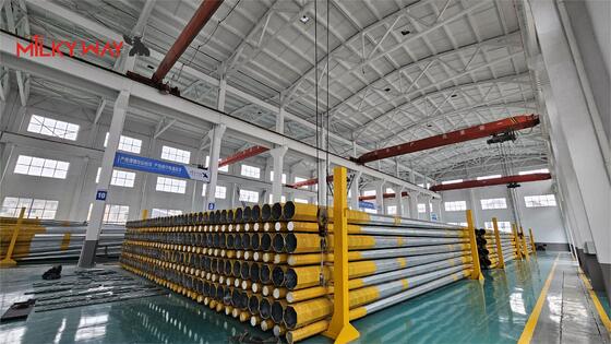 Calidad  60FT 1200kg 2000kg 18m Electrical Power Pole  Steel  for Transmission Fábrica