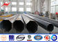 Las tuberías de acero del betún 220kv galvanizaron a poste de acero para el proyecto del overheadline proveedor