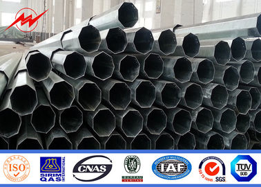 Q235 transmisión cónica de acero postes tubulares de acero con la galvanización de ASTM A123 proveedor