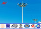 Iluminación de soldadura de oro postes del palo del color el 15m alta para el aeropuerto/la escuela/los chalets proveedor