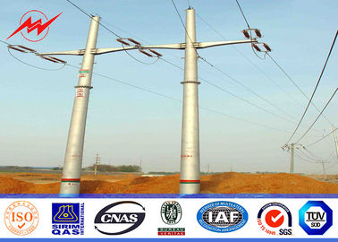 Q235 transmisión cónica de acero postes tubulares de acero con la galvanización de ASTM A123 proveedor