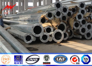Q235 transmisión cónica de acero postes tubulares de acero con la galvanización de ASTM A123 proveedor