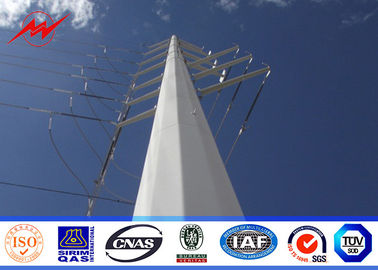 Q235 transmisión cónica de acero postes tubulares de acero con la galvanización de ASTM A123 proveedor