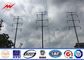 Q235 transmisión de acero galvanizada conoide durable postes para la distribución de la electricidad proveedor