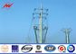 línea de transmisión de 133kv 10m corriente eléctrica poste para la torre de acero del polo proveedor