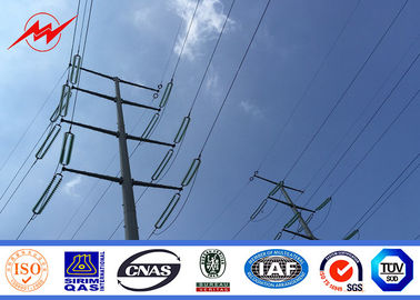 Corriente eléctrica galvanizada poste los 25M 110KV para la distribución de la corriente eléctrica proveedor