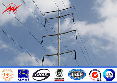 Distribución de poder poste de acero galvanizado tubular con los accesorios eléctricos proveedor