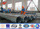 línea de transmisión 33kv postes de acero galvanizados para la aprobación de la distribución de poder ISO proveedor