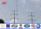 ISO 9001 línea de transmisión eléctrica de 69 kilovoltios acero de poste ASTM A572 tubular proveedor
