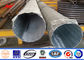 15m 450daN Bitumen Diameter 100mm-300mm Electric Galvanized Steel Pole proveedor