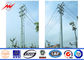 Gr50 corriente eléctrica filipina redonda postes con el betún 10kV - capacidad 220kV proveedor