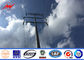 Poder de acero eléctrico poste del CCTV del solo brazo de encargo/postes ligeros de acero proveedor