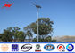 iluminación al aire libre postes, acero solar del polígono del 10m15m los 20m de la galvanización de postes de la luz de calle proveedor