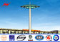MPH monopolar poligonal de alta iluminación poste del palo de los 30M para el estadio de fútbol con 60 luces proveedor