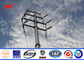 Poder de acero eléctrico poste de AWS D 1,1 para la línea proyecto de la distribución 240kv proveedor